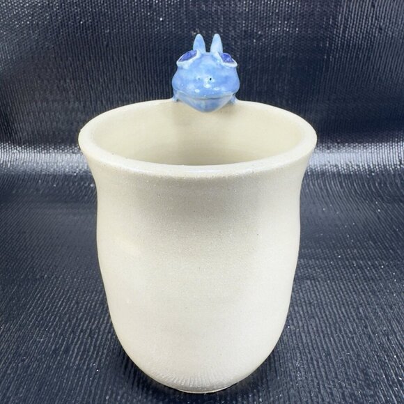 Fired Figments Pottery Coffee Mug Cup Artist Signed Stephanie Krist Large Dragon - Picture 13 of 13